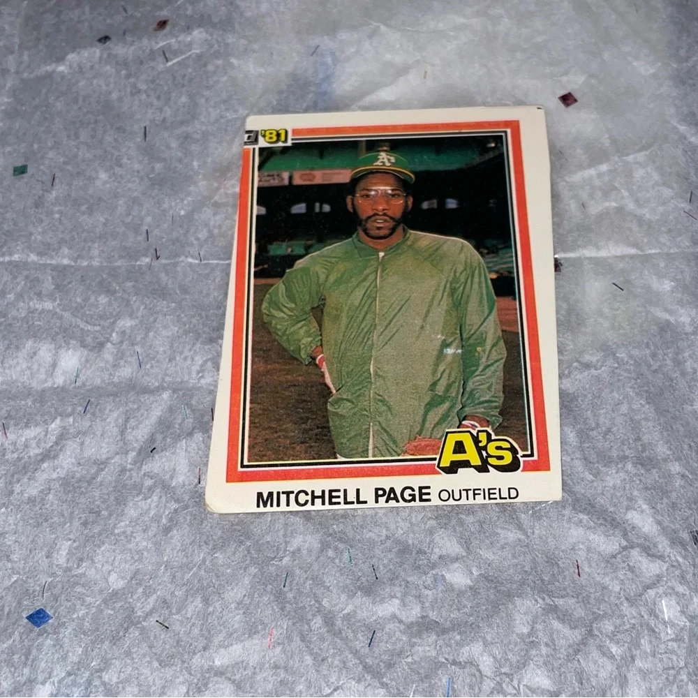 1️⃣9️⃣8️⃣1️⃣🔥DONRUSS VERY RARE PRINTING ERROR BASEBALL ⚾️ CARD💥 - Picture 6 of 8